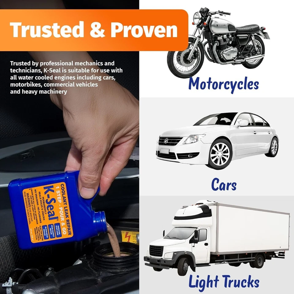 K-Seal ST5501 Multi Purpose One Step Permanent Coolant Leak Repair - Image 2 of 4