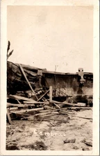 Cambrai RPPC wreck Postcard