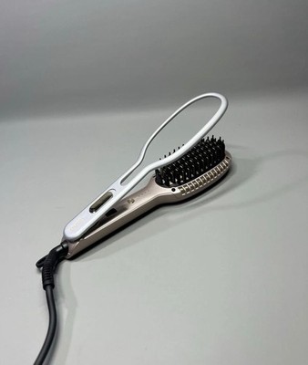 Haarglätter Bürste breiter heißer Kamm 3D Zähne Frizz Free 230C mit Halter Klemme