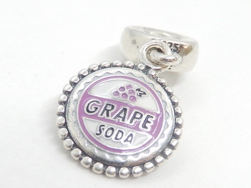 Pandora Disney Pixar UP Grape Soda Badge Logo Dangle Charm - Picture 11 of 13