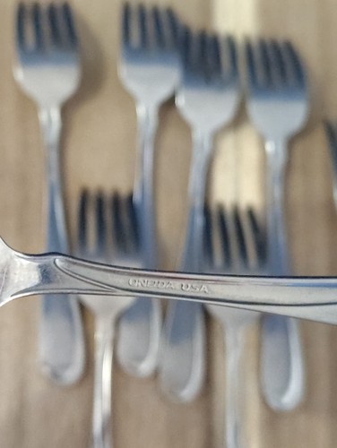 Oneida Flight Reliance Edelstahl Gabeln 8er Set Salat Dessert Gabel - Bild 3 von 4