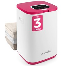 SereneLife Towel Warmer Bucket - Compact 23L Bathroom Towel Heater Essential