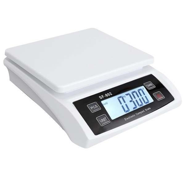 KüChenwaage Digital 30Kg 0,1G LCD Display ZäHl Tara Funktion Lebensmittelwaage-image