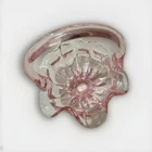 Fenton Dusty Rose (Pink) Art Glass  Mini Basket 6 Inch Diameter  Ruffle Antique