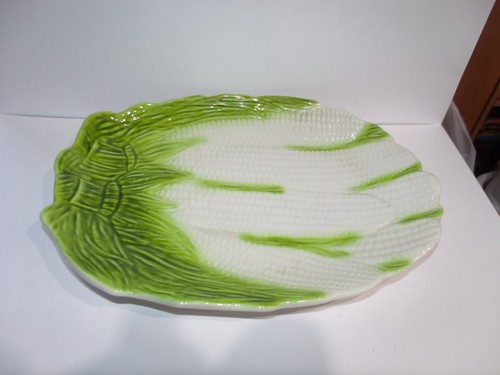 Vintage Italien weiß Mais Platte Teller 14 cm - Bild 1 von 6