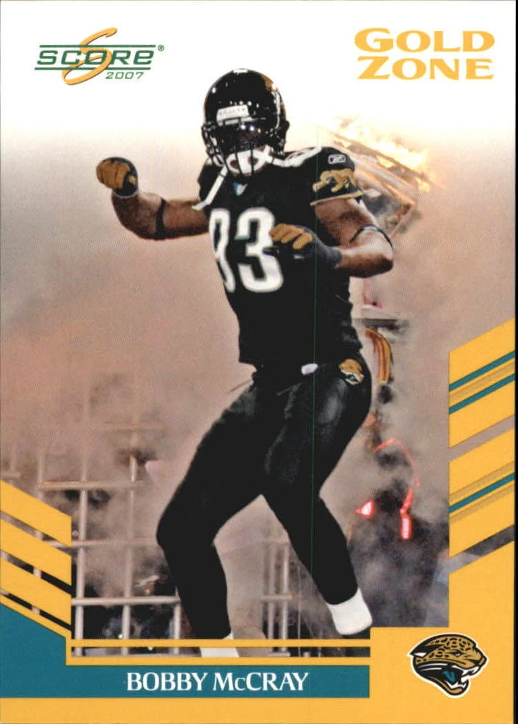 2007 Score Gold Zone Jacksonville Jaguars Football Card #235 Bobby McCray  /600 | eBay