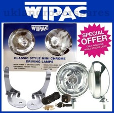 BMW Mini Driving Lamps 2 x 5 Chrome Lamps & S...