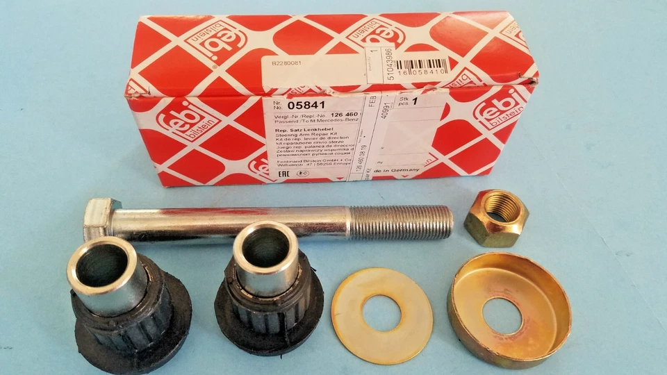 Kit Reparación Brazo Ralentí Mercedes Benz 107.114.115.116.126 Chasis Coches Febi Alemán Foto 2 de 3