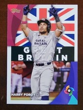 2023 Topps Series 2 World Baseball Classic HARRY FORD Great Britain WBC-35 Card