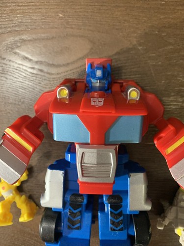 Bumblebee Gridlock Optimus Prime Transformers Mini-Figures Trex 4 Toys Lot Bund - Picture 10 of 18