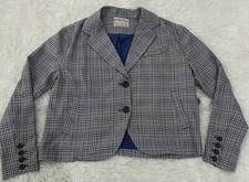 Free People x We the Free Cali Plaid Blazer Multicolor Checks Women Size XS NWOT