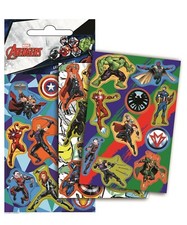 Lot 3 Planches Stickers Autocollants Avengers Marvel 