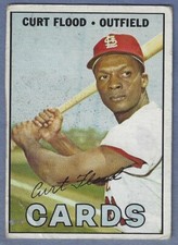 1967 Topps Baseball #245 Curt Flood Cardinals Good