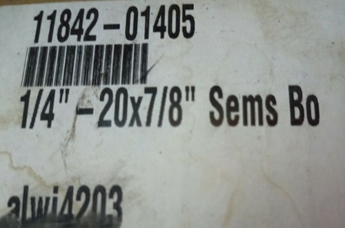 Lot of 250-1/4×20×7/8" Body panel bolt.  - Bild 3 von 3