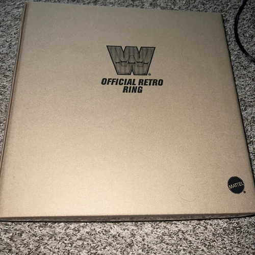 MATTEL 2024 WWE WRESTLEMANIA OFFICIAL RETRO WRESTLING RING BRAND NEW IN BOX