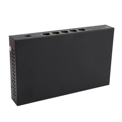 US Plug 5 Port 2.5G Switch 8pin Network Port Gigabit Ethernet Splitter Home New