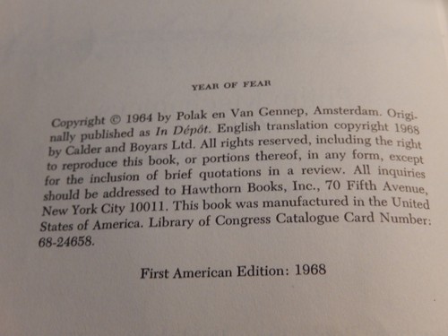 Year of Fear Auschwitz; A Jewish Prisoner Diary Philip Mechanicus Holocaust - Picture 13 of 13