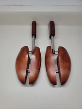 Vintage Shoe Keeper No 5 LARGE Mohawk Rochester NY Shoe Tree Co. Split Toe Pair