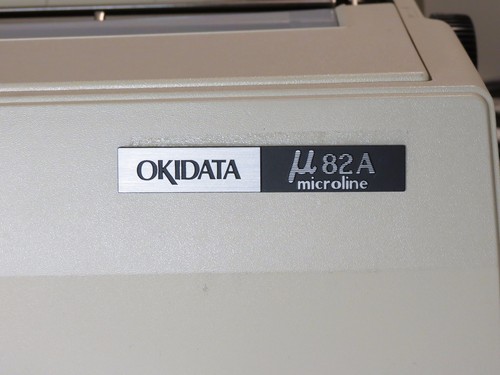 Vintage Okidata Microline 82A Dot Matrix Printer with Cable, User's Manual - Picture 6 of 12