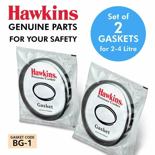 (Set of 2) HAWKINS Rubber Gasket Sealing Ring for Pressure Cookers 2 to