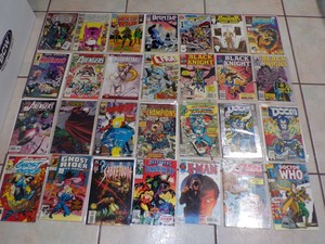 Lot-of-28-Comic-Books-Ghost-Rider-Doom-2099-Black-Knight-Avengers-Daredevil-K