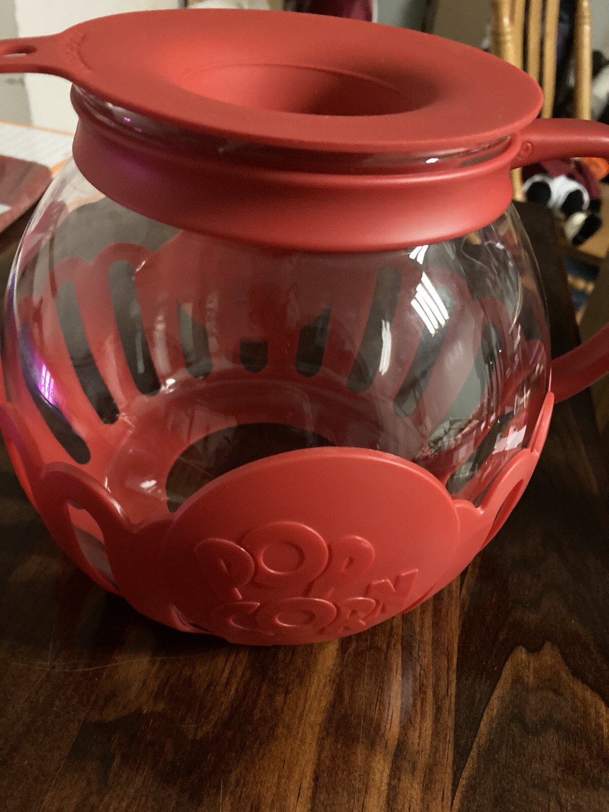 glass microwave popcorn popper qvc