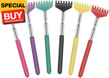 6 Pack Extendable Back Scratcher - Portable Telescoping Metal Back Scratchers/Ha