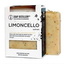 Soap Distillery Limoncello Soap Bar Yellow 2 Pack