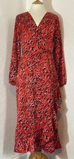 Quiz Size 12 Dress Red Party Elegant Evening 232