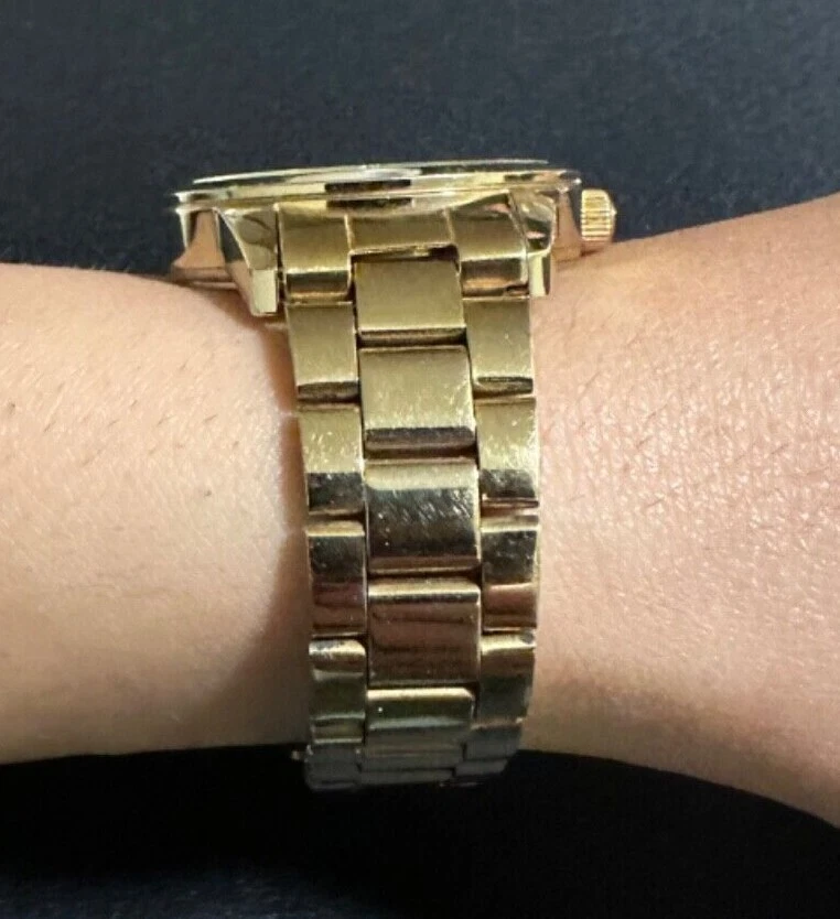 Vintage Women SECULUS Quartz Watch Gold tone 5TM Stainless Steel Water Resistent - Image 4 of 4