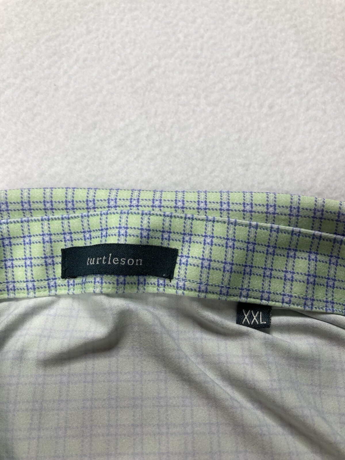 Turtleson Green Checked Performance Golf Casual P… - image 3