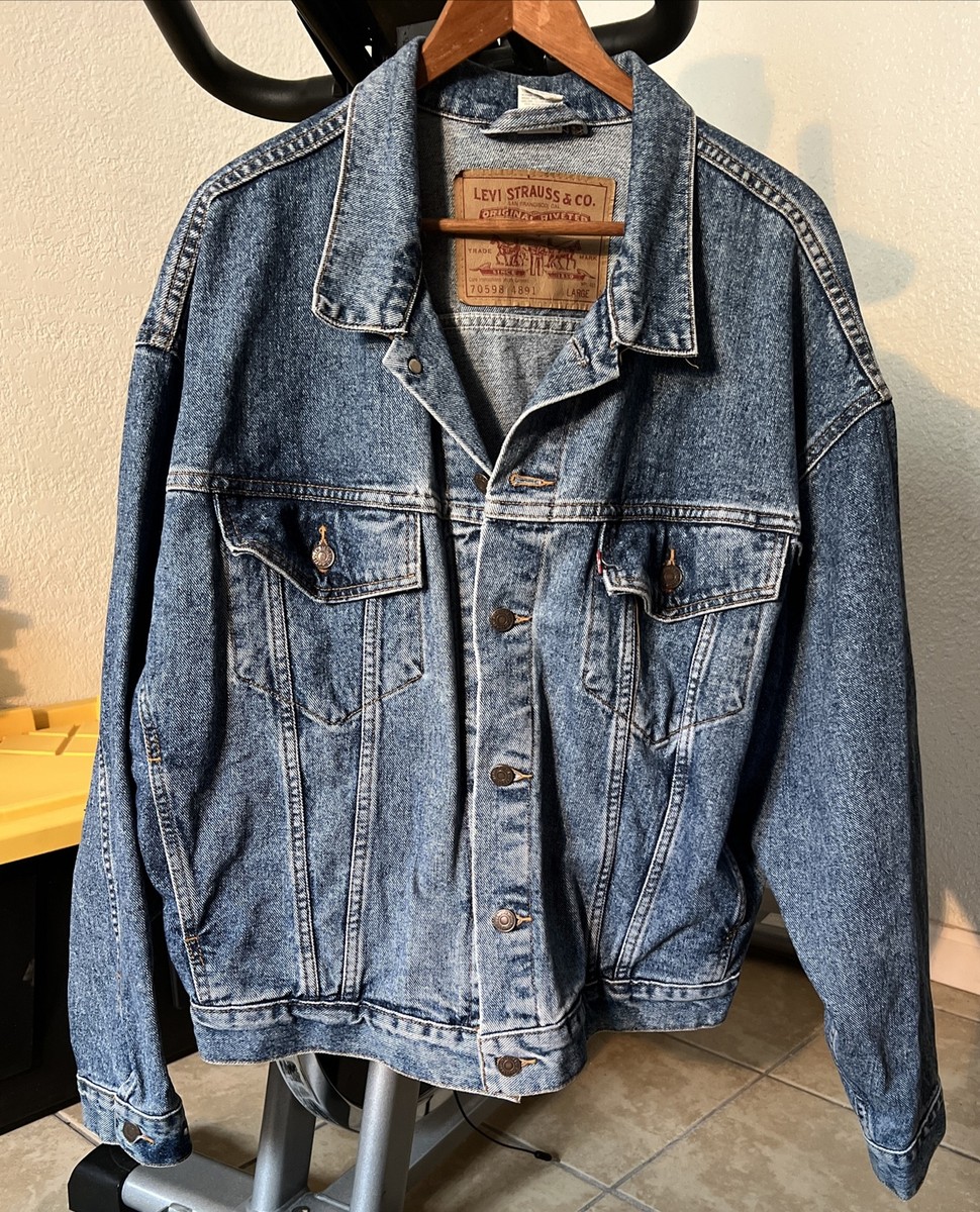 LEVI’S / 90's USA BIG SIZE denim jacket Levi's® Plus Size 90's Denim Trucker Jacket | Dillard's