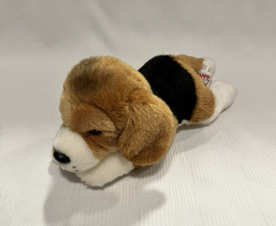 Ganz Webkinz Signature Lying Beagle Stuffed Plush Dog No Code WKSS2001