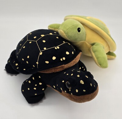 Wild Republic Sea Turtle Plush Soft Toy 15'' Stuffed Animal & Green Turtle Plush