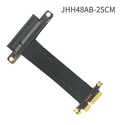 XT-XINTE Riser-Kabel PCI Express PCI-E PCIe 3.0 X4 auf X8 32G/BPS Adapterkabel - 第 3/7 張圖片