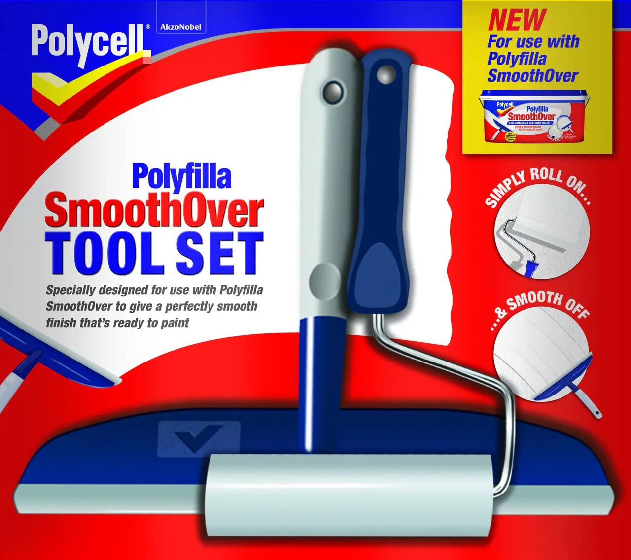 Polycell Polyfilla Smooth Over Tool Set