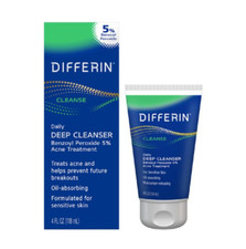 "Differin Acne Face Wash Gentle Formula for Sensitive Skin"
