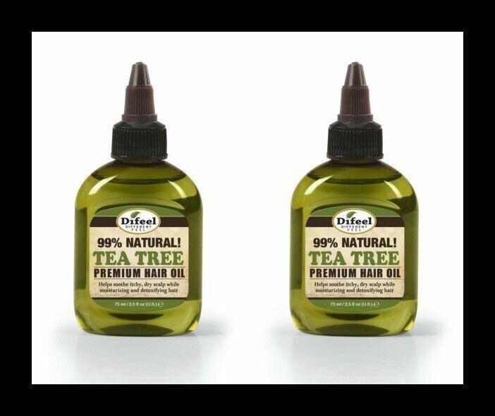 2 Pack Difeel Different Feel 99 Natural Mega Care Tea Tree Oil for