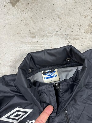希少 80s-90s セルティック ジャケット UMBRO Vintage 90s Umbro x Celtic Black Nylon Track Jacket Training rare