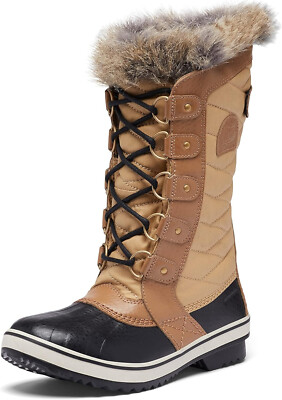 SOREL Women's Tofino ll Waterproof Tall Lace Insulated Boots Size 10 New!