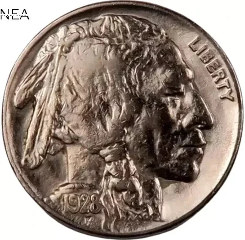 1928 Buffalo Nickel ~ Borderline Uncirculated (AU++)