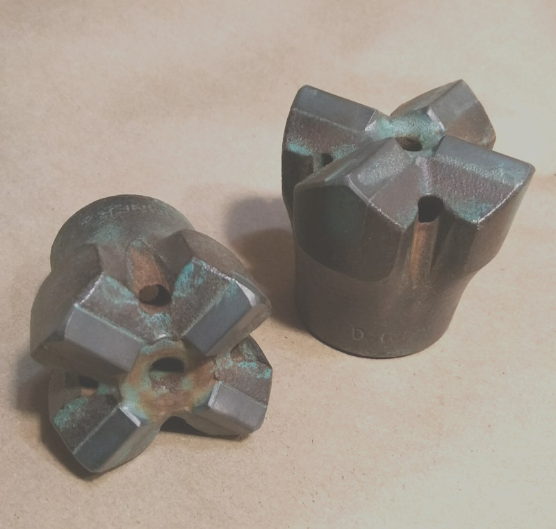 Vintage - Brunner & Lay 1 3/4 & 2 Inch Rock Drills With Carbide Inserts