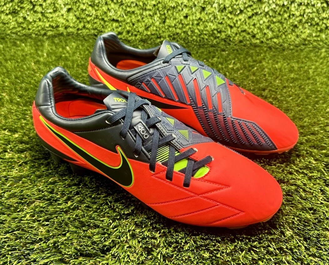 【 USED 】 NIKE T90 LASER IV HG-B (27㎝) Nike T90 Laser IV KL-FG 472555-400 RARE Soccer Football Cleats US9