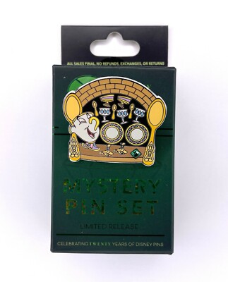 Disney 20 Years of Pin Trading Our Favorite Memories Beauty & The Beast Chip 