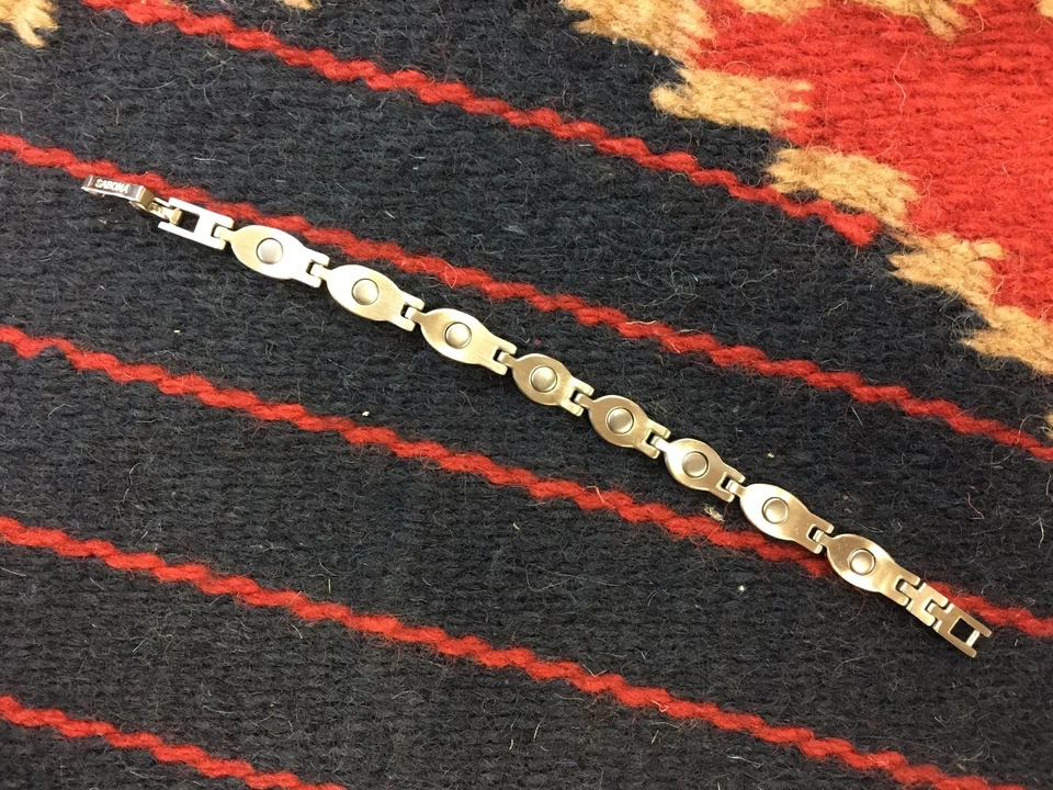 Женский браслет Sabona-MOM из нержавеющей стали с драгоценными камнями, стиль 20565 - Изображение 3 из 3