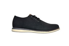 Max Jake Kids Shoes Black Faux Leather Otto Casual Shoes Size 4M