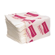 Kimberly-Clark 41200 13.2" x 13.5" White Quarter-Fold 50 Pc Box Heavy Duty Wipes