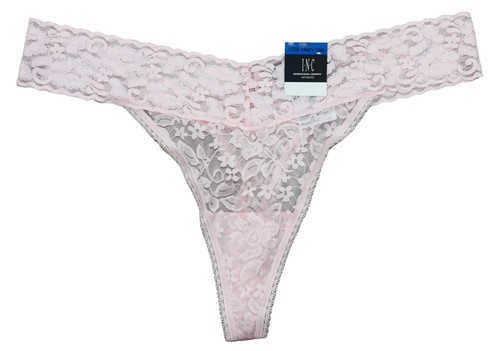 INC International Concepts Floral Lace Solid Tanga Panty Damenunterwäsche Neu mit Etikett - Bild 33 von 46