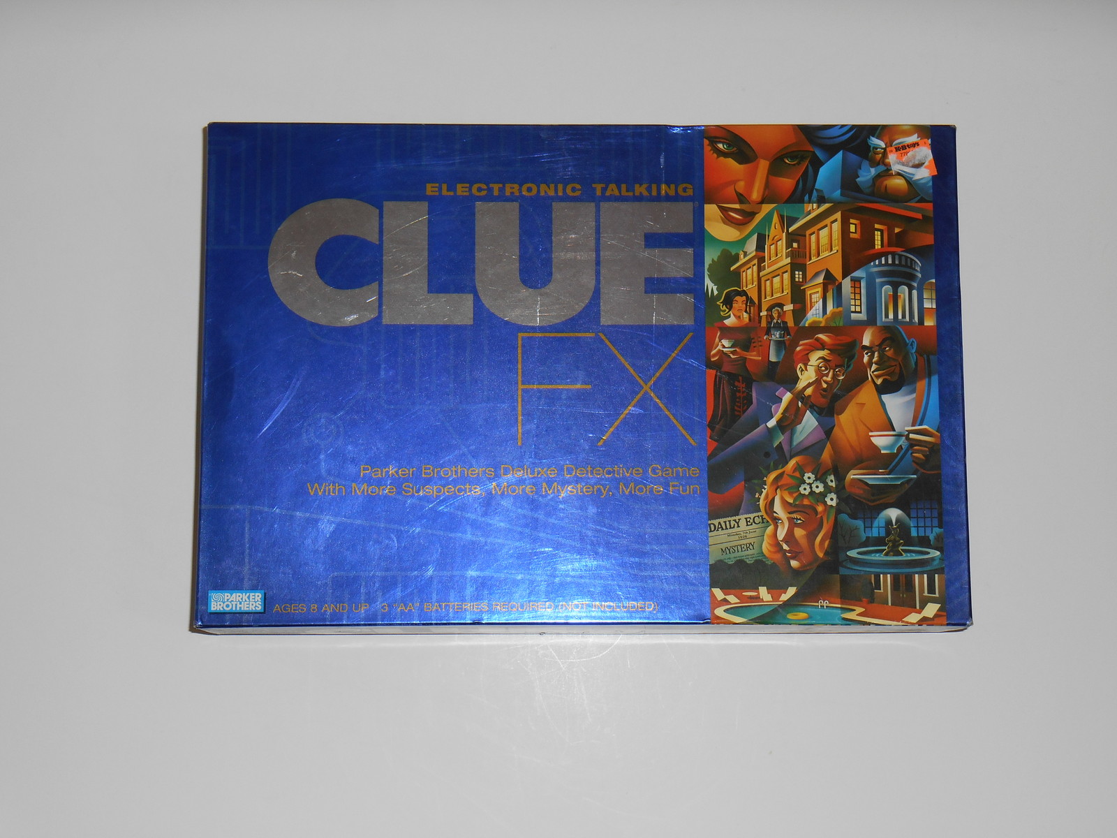 2003 Parker Bros. Electronic Talking CLUE FX Board Game Great Condition Complete