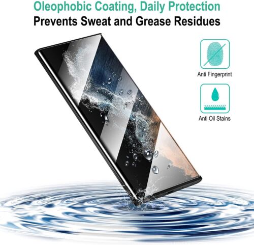 Protector de pantalla de vidrio templado cubierta ultra completa para Samsung Galaxy S23/S23+/S23 - Imagen 8 de 8